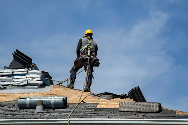 Professional Roofing technician working in Clayton, NJ
